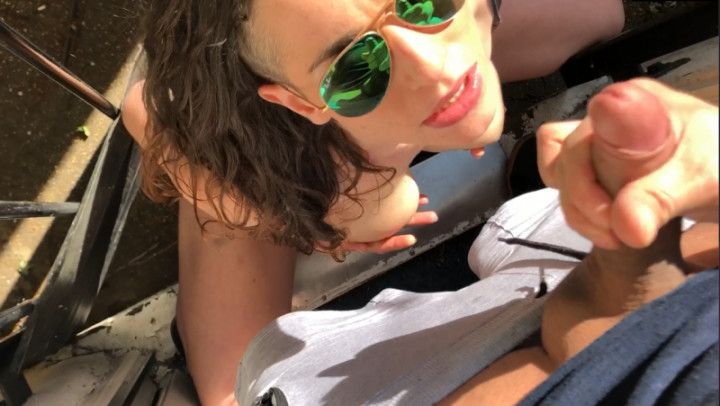 Quarantine ends.Sucking and fucking out