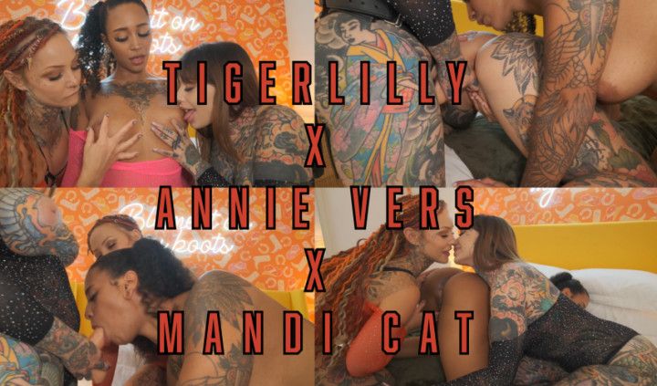 Tigerlilly &amp; Mandi Cat Turn Annie Vers Into Their Slut
