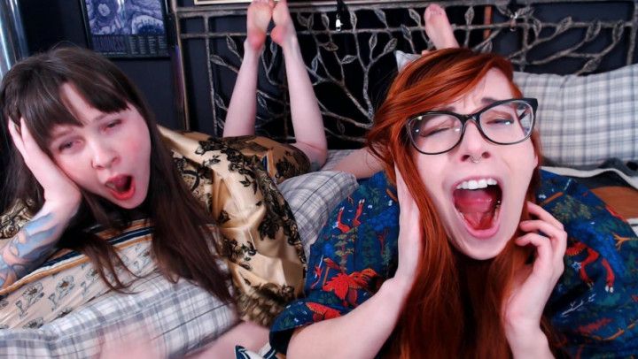 Ruby and Kiwi Yawn Together