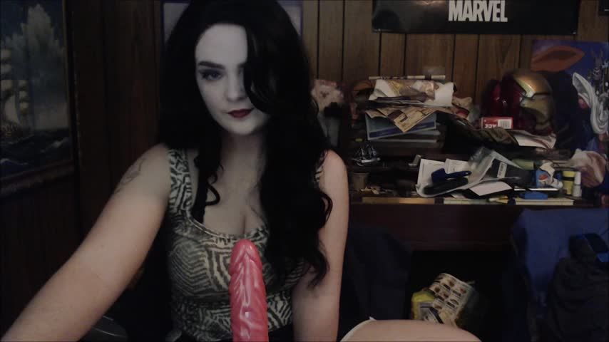 Cute Goth Cocktease
