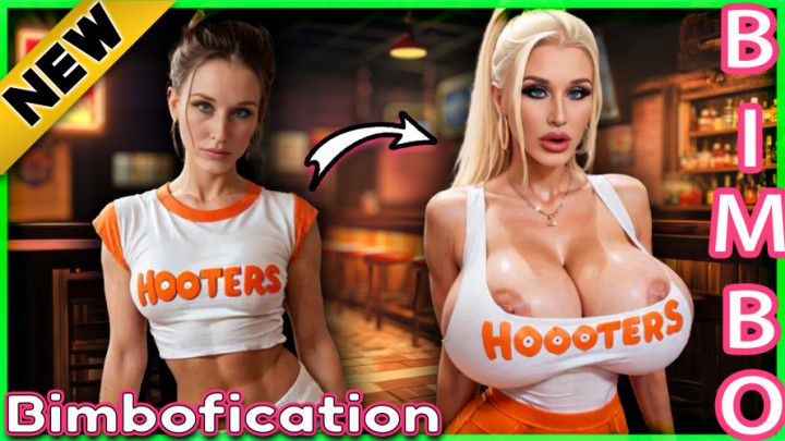 Bimbofication Transformation:FromGirlfriend to Hooters Bimbo