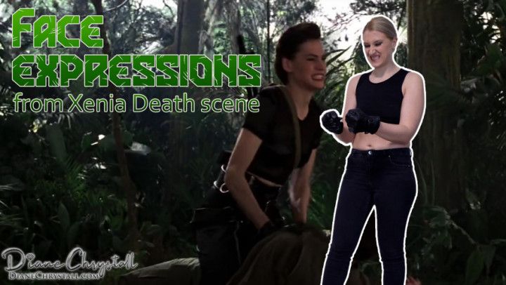 Facial expressions of James Bond fight