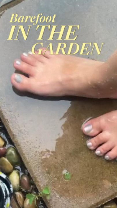 Mermaid Toes in the Dirt Barefoot Garden Tease