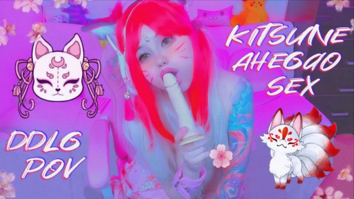 Kitsune Ahegao Sex DDLG POV