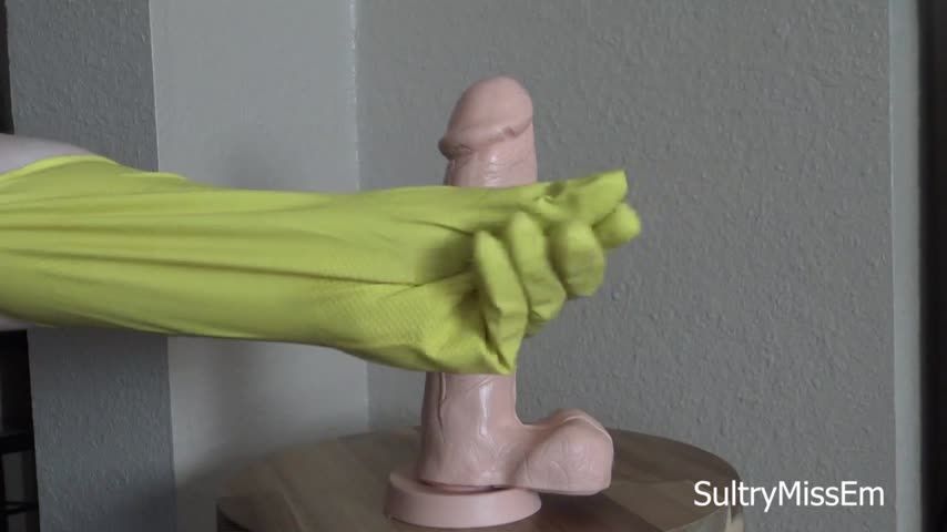 Rubber Glove Handjob