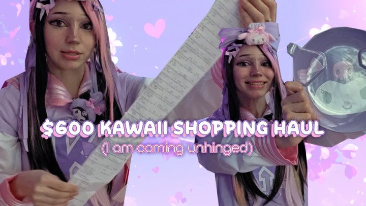 600 KAWAII SHOPPING HAUL