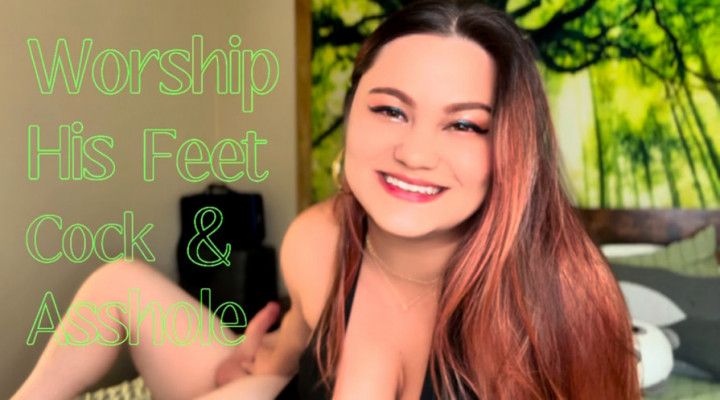 Worship My Man's Feet, Cock, &amp; Asshole! 4K