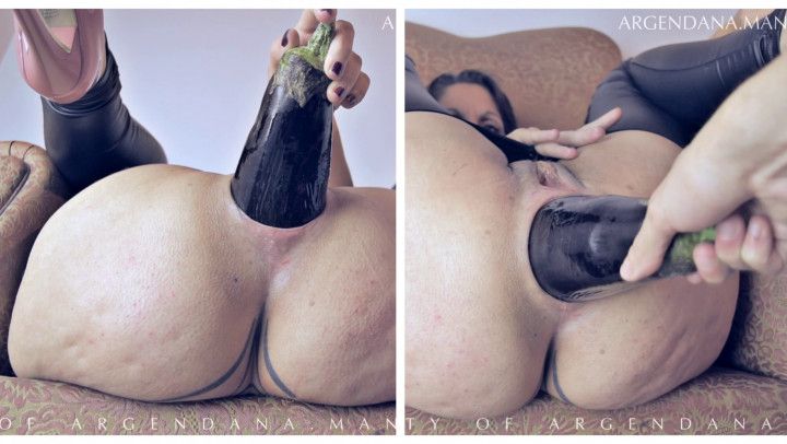 Bitch taking extreme XXL EGGPLANT