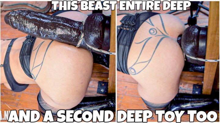 MAX DEEPTH DOUBLE ANAL INSERTION