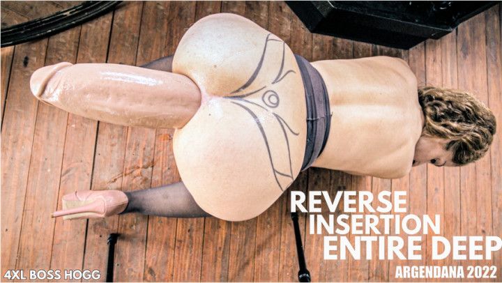 REVERSE ANAL HUGE DILDO WARP EXPERIMENT