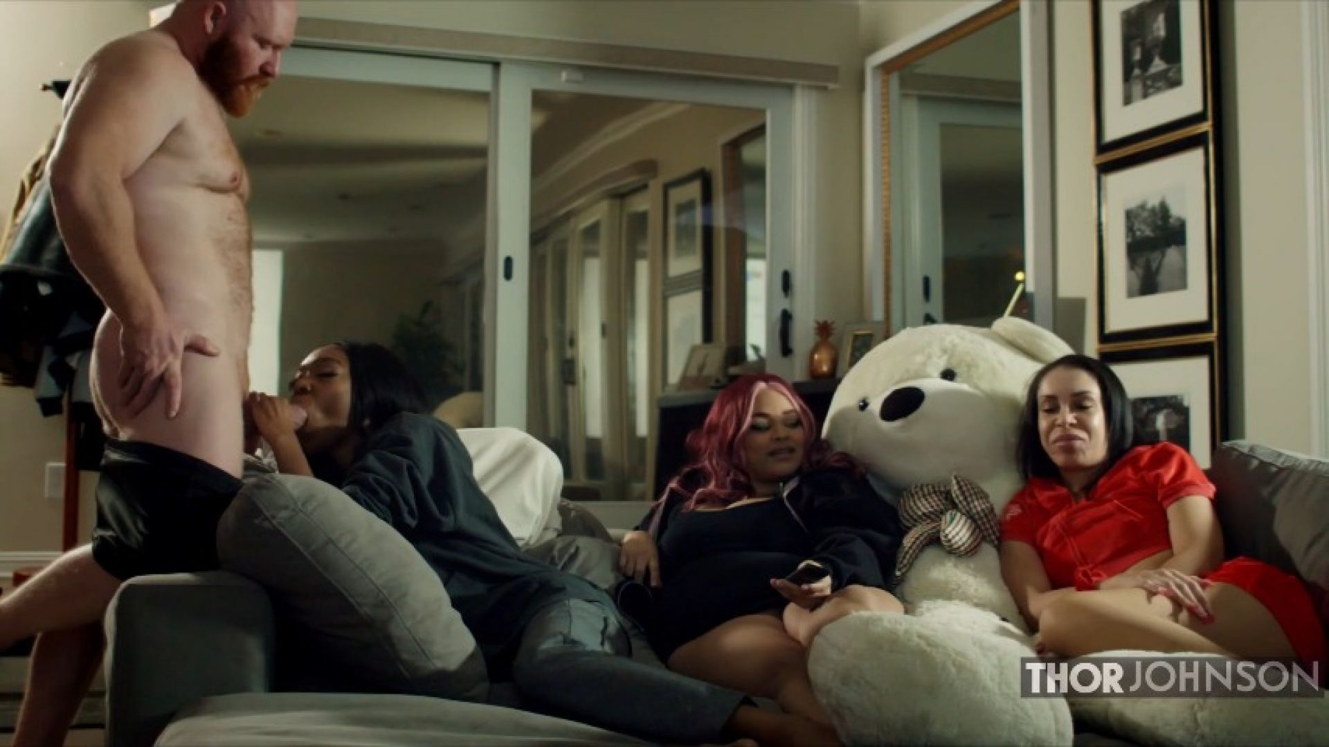 Movie night with my roomies