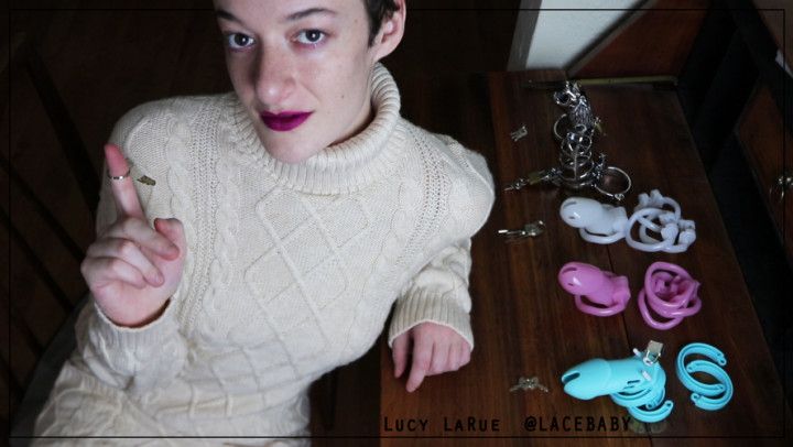 Lucys Locktober Chastity Cage Tour