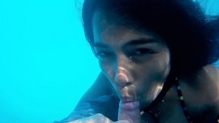 Little Gina fucked by the hotel pool