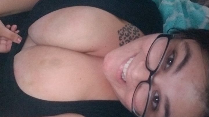 Laying back tittyfuck