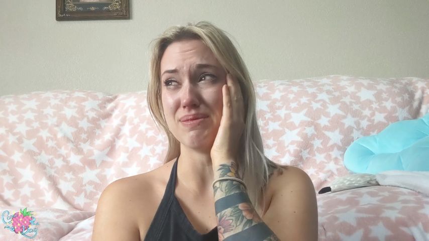 Blonde Teen Real Emotional Sobbing