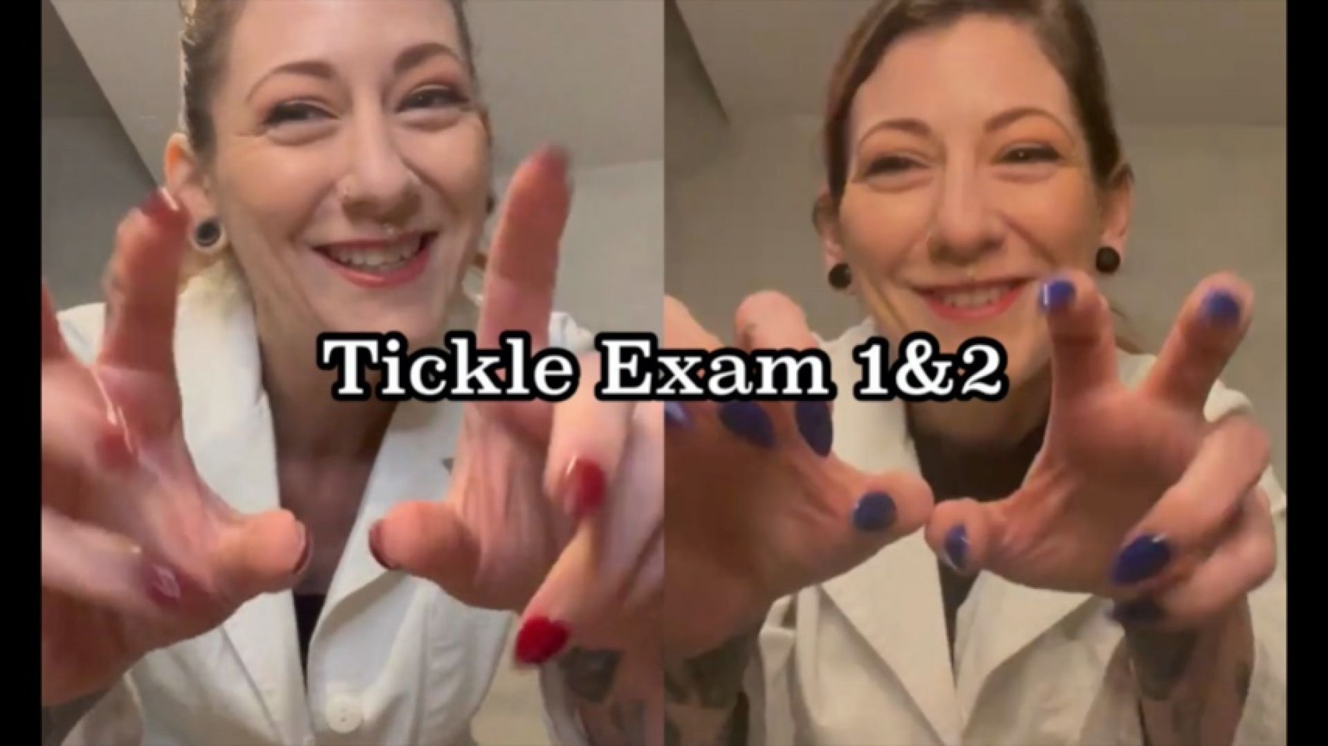 Scarlett's Tickle Exam pt.  1&amp;2