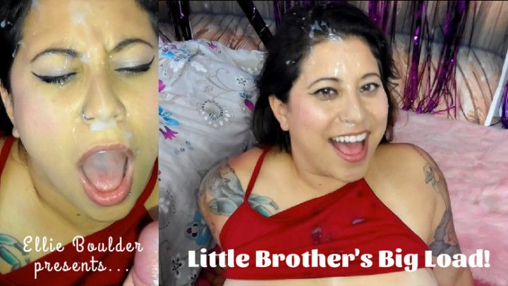 Little step-Brother's Big Load