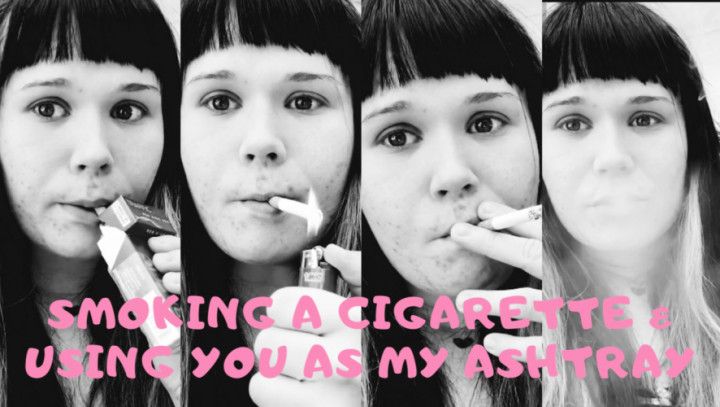 Cigarette Smoking Human Ashtray Fetish