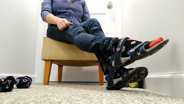 MoRina Rocks Tevas and Socks