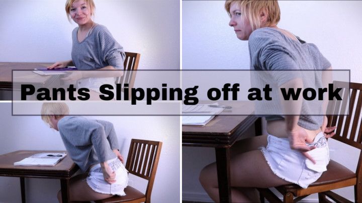 Panties sticking out of my pants EUF