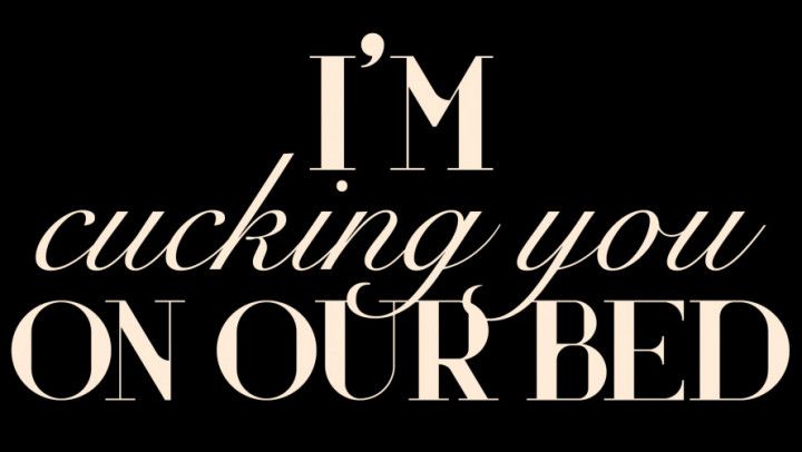 I'm Cucking You on Our Bed ASMR Repetition
