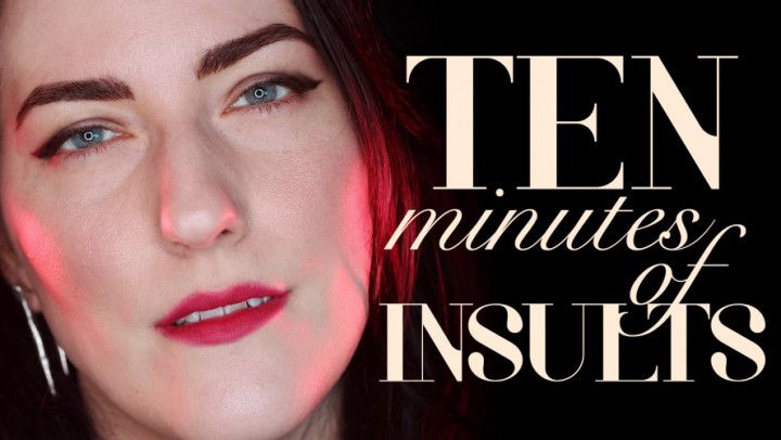 10 Minutes of Insults ASMR