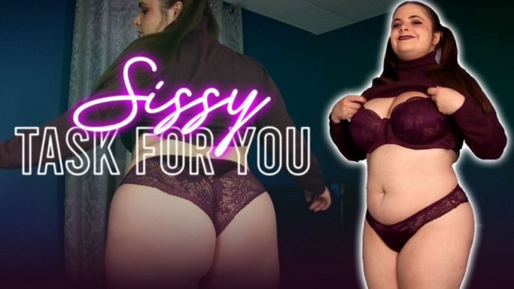 Sissy Task - Lacy Panties