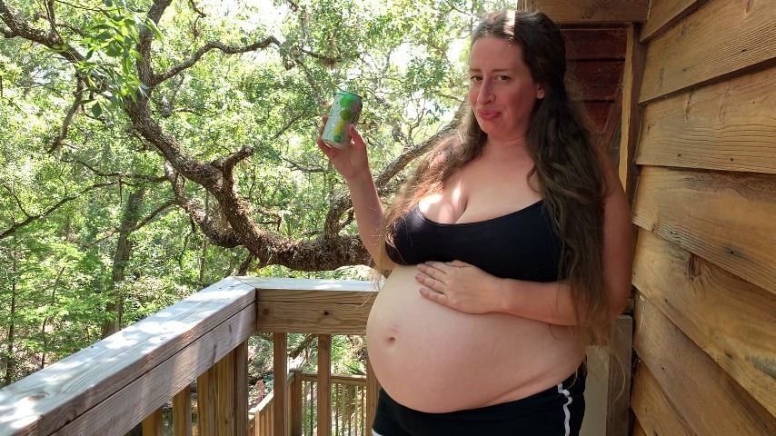 Pregnant, BURPING and Chugging