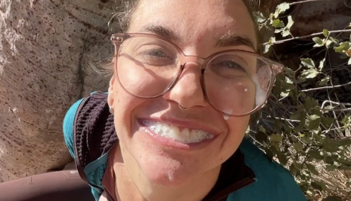 Outdoor Blowjob Hiking and Climbing REAL COUPLE