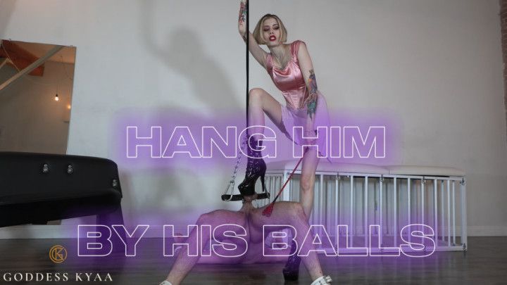 Hang Him By His Balls - Suspension CBT in Chastity