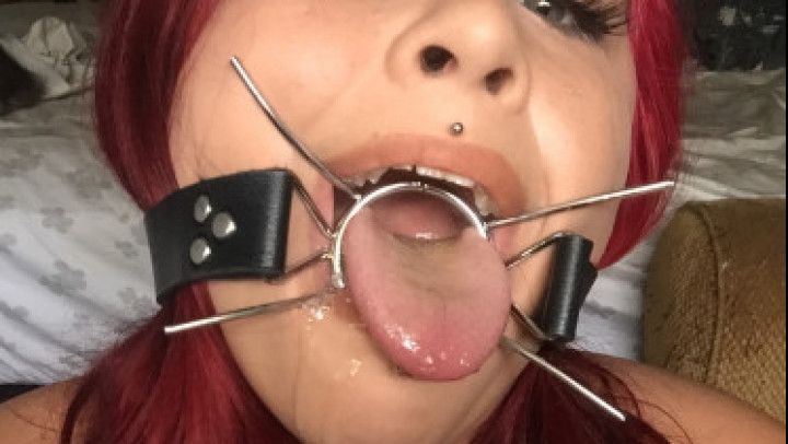 SPIT GAG AND DROOL