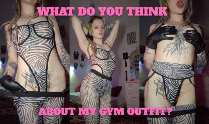 Yoga girl striptease