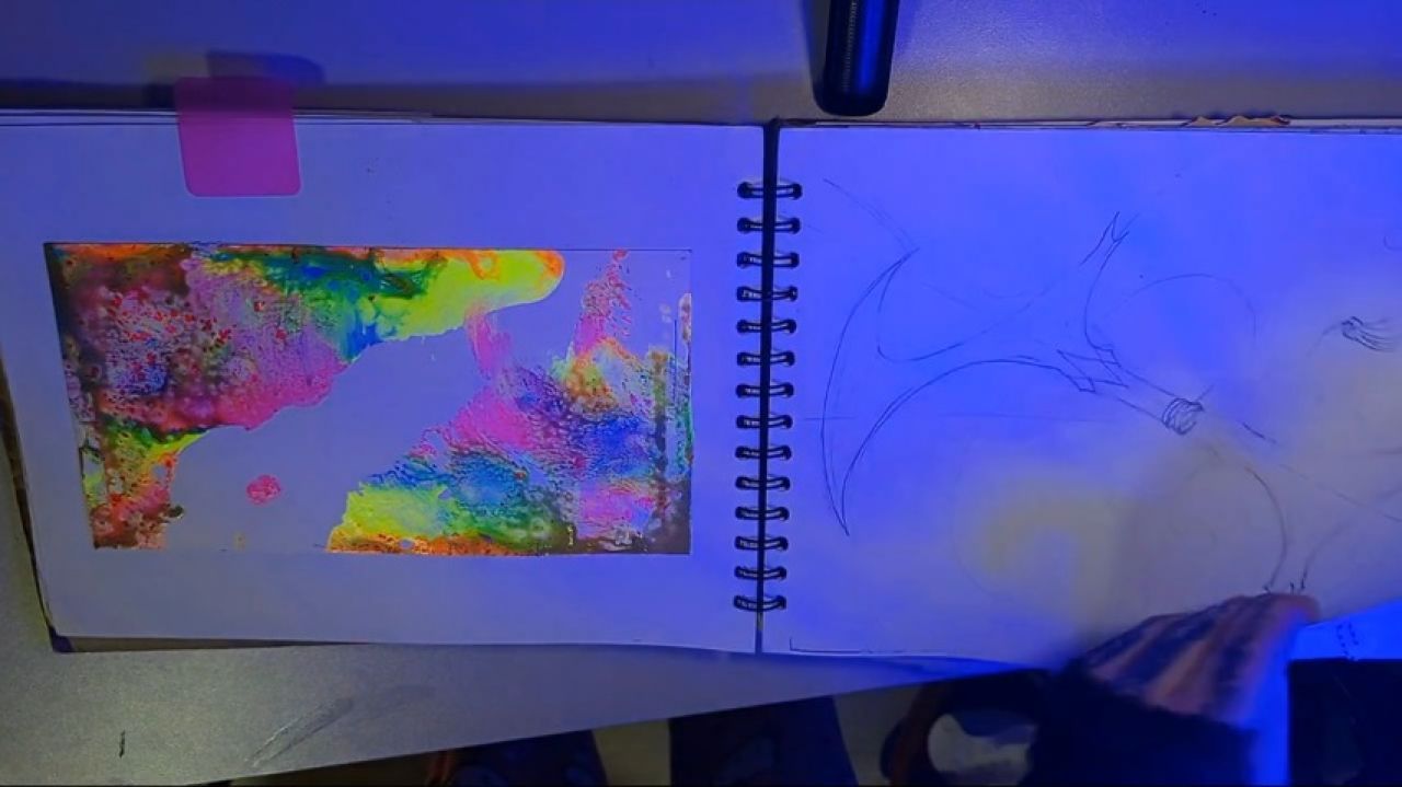 ASMR - Showing my sketchbook
