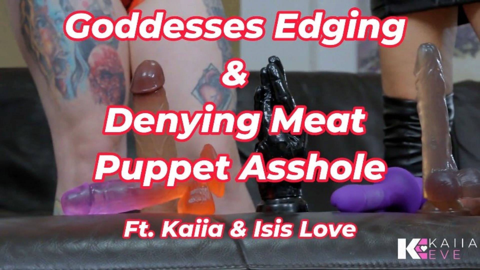 Goddesses Edging &amp; Denying Meat Puppet Asshole