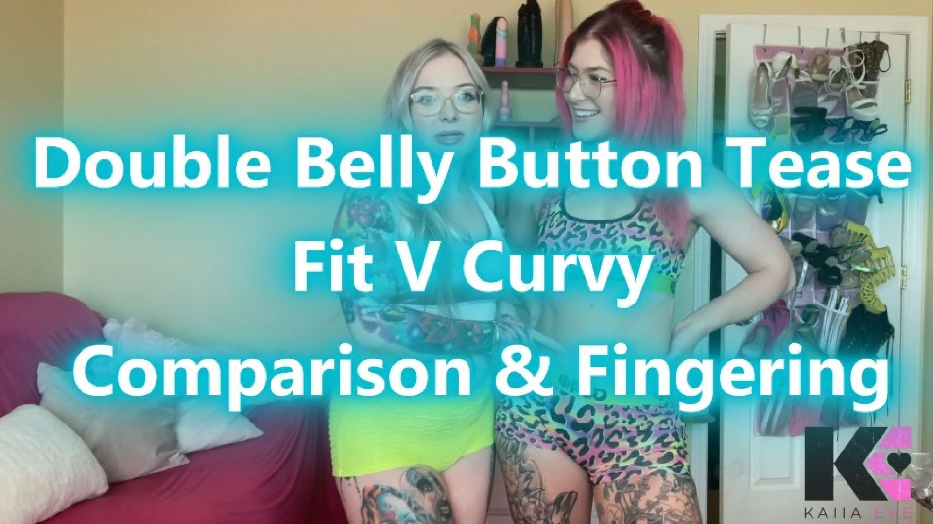 Double Belly Button Tease Fit V Curvy Comparison & Fingering