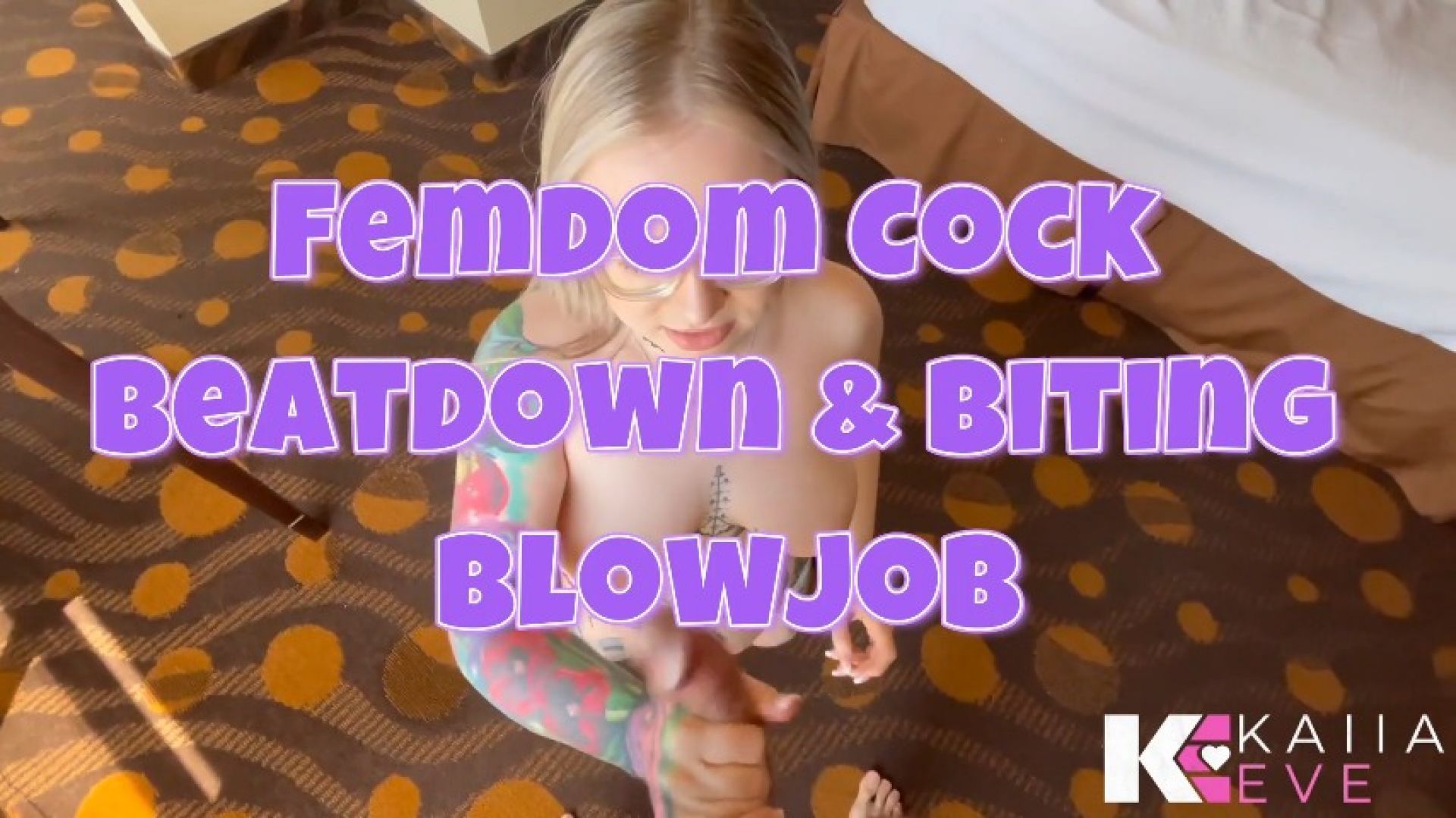 Femdom Cock Beatdown &amp; Biting Blowjob