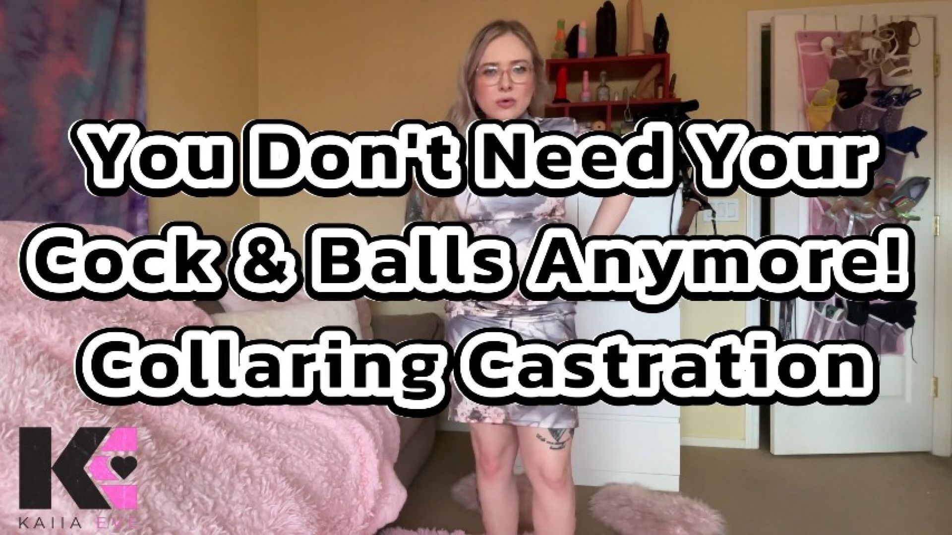 No Need For Your Cock &amp; Balls Anymore! Collaring Castration