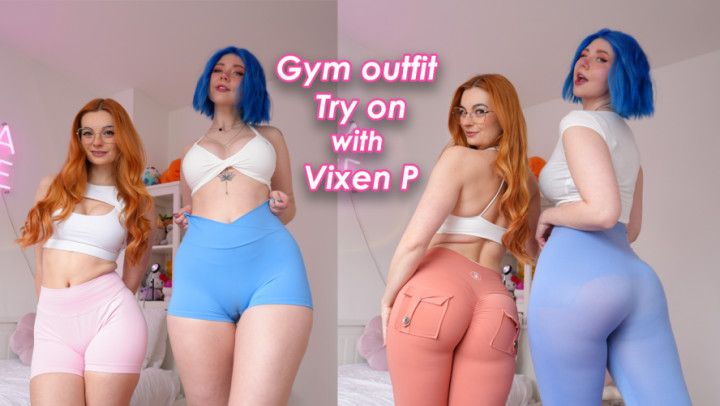 4-SFW Gym Outfit Try On with Lola Rose and VixenP