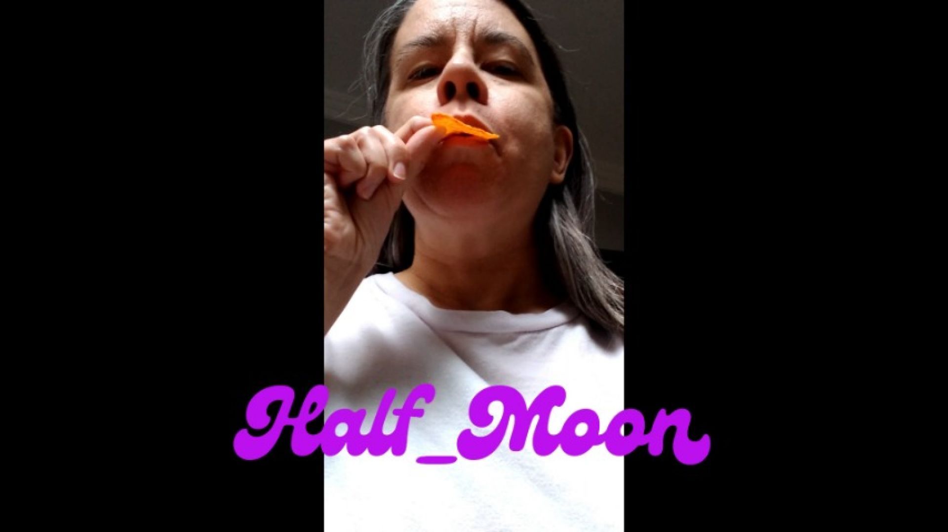 Eating Nacho Cheese Chips