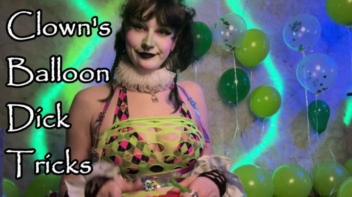 Clown's Balloon Dick Tricks