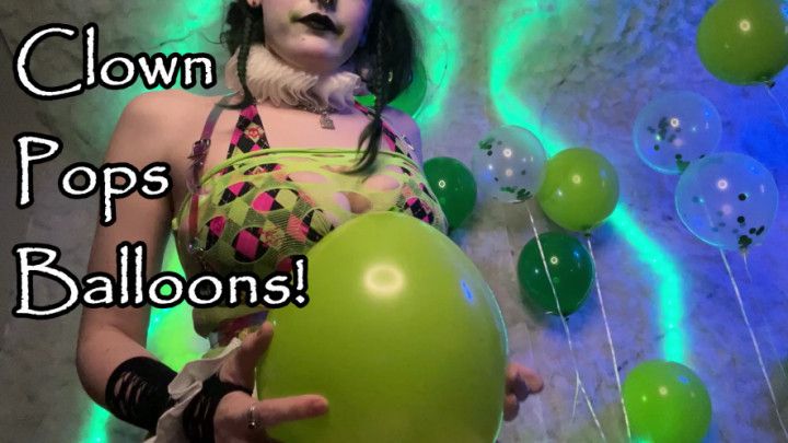 Clown Pops Balloons