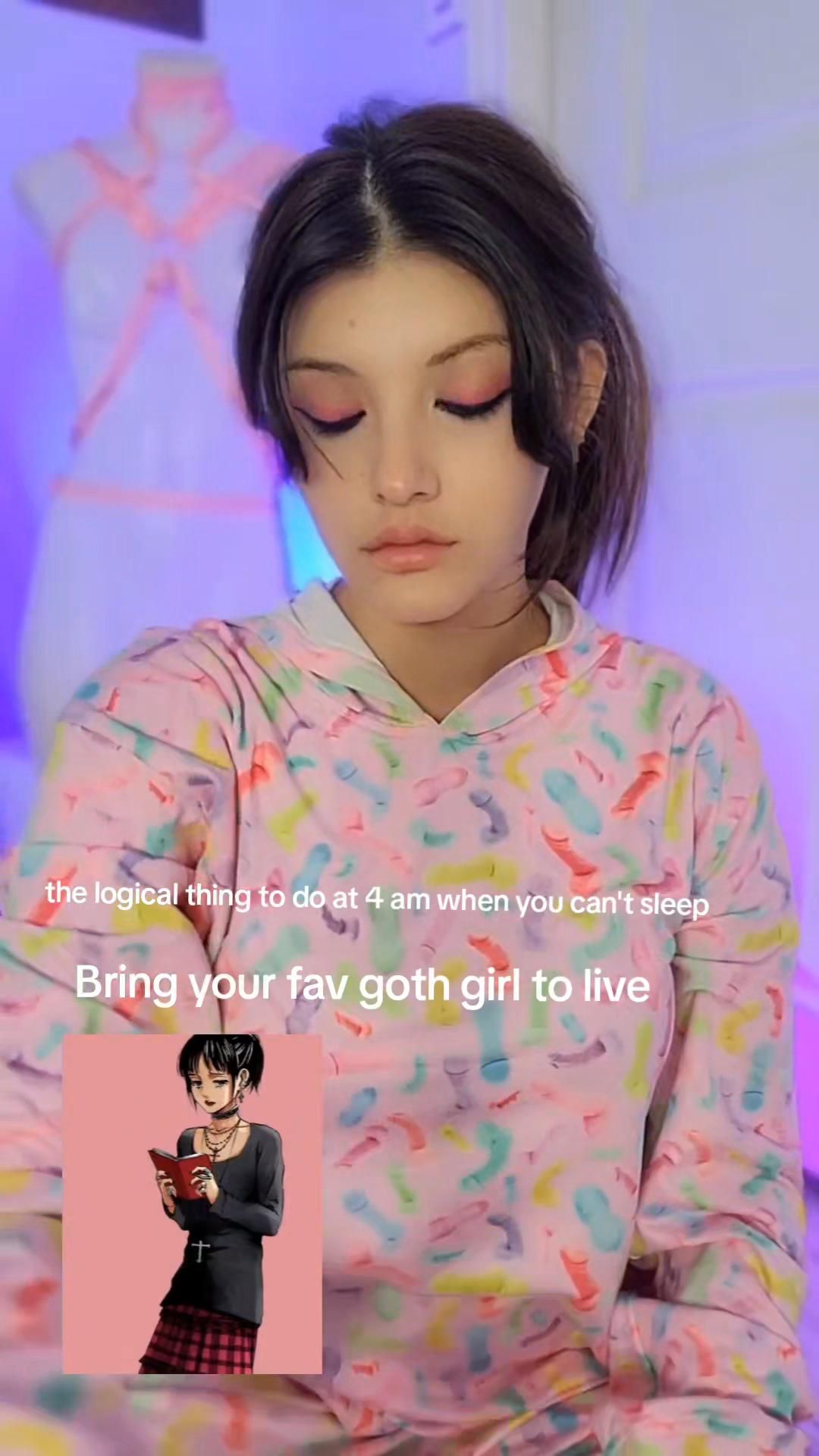 Goth Mikasa attack on titan closet cosplay