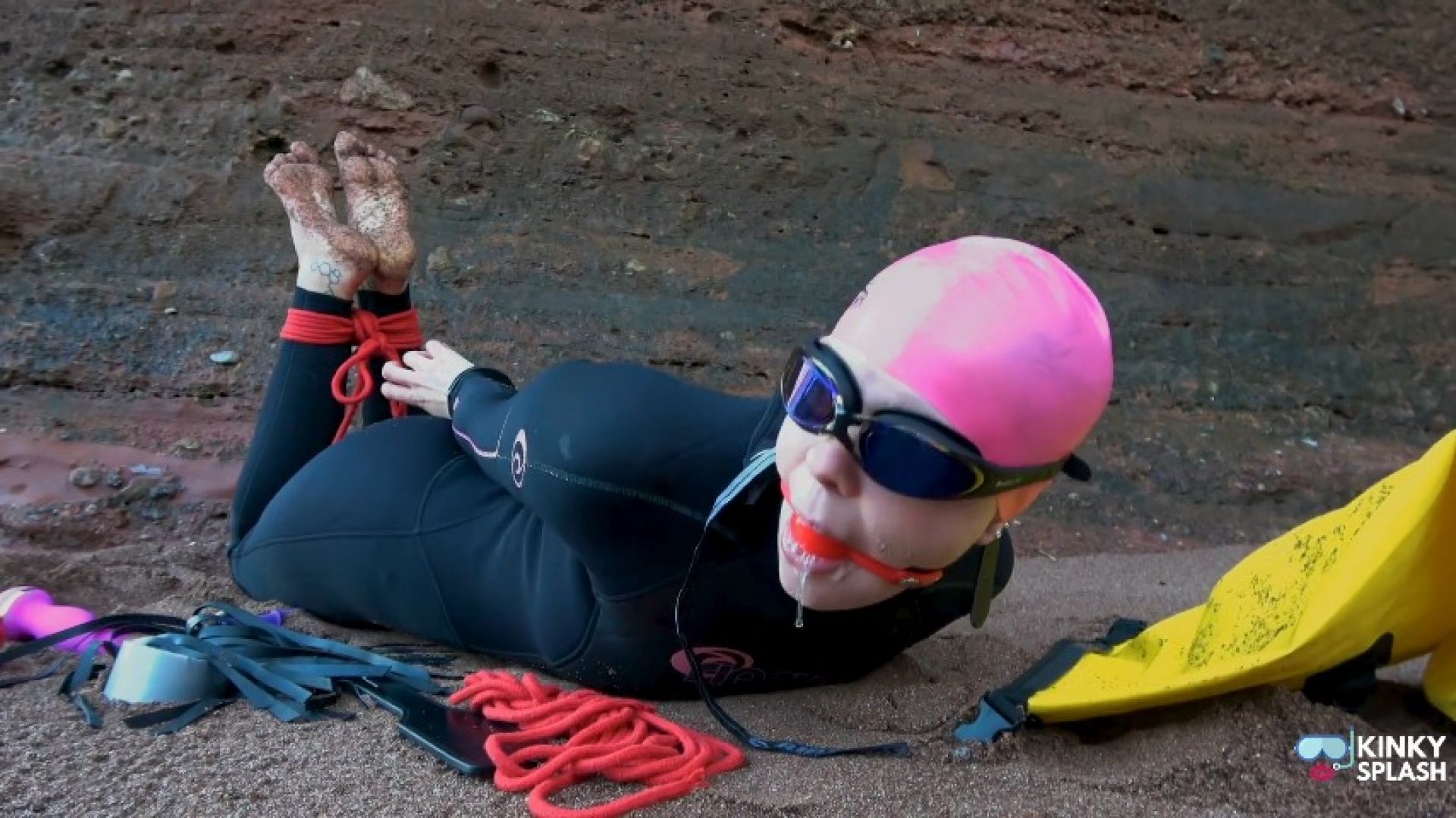 Wetsuit, Waves and KINK: A Swimmers Unexpected BONDAGE