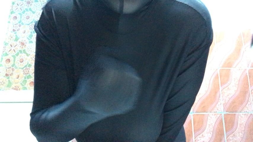 Zentai suit bouncing and JOI