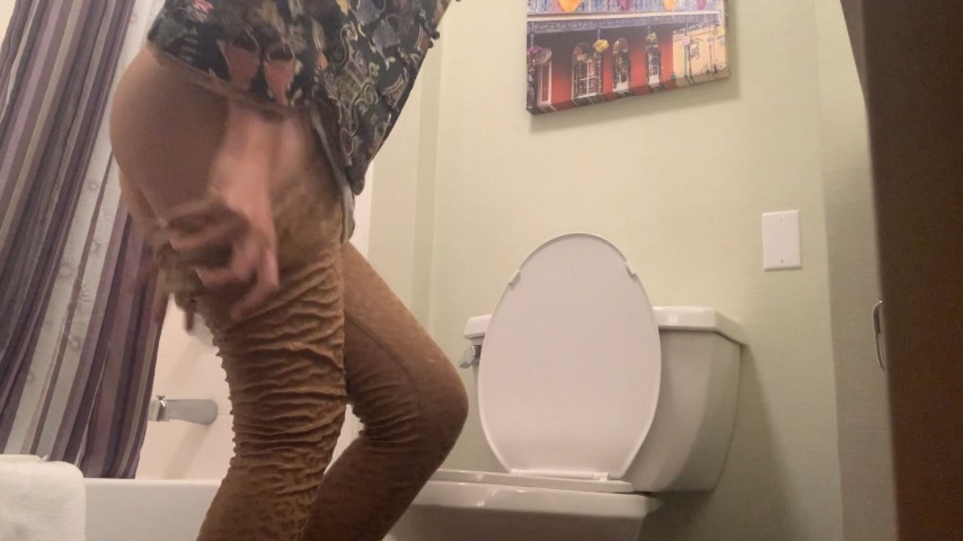 P--ing in front of you