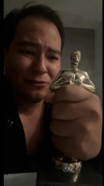 My reaction on winning my FIRST EVER Industry Award