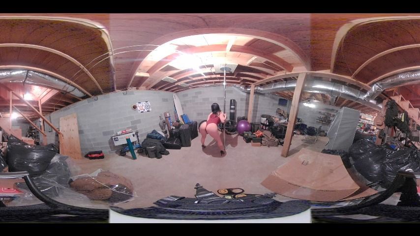 VR pole dance joi topless in heels