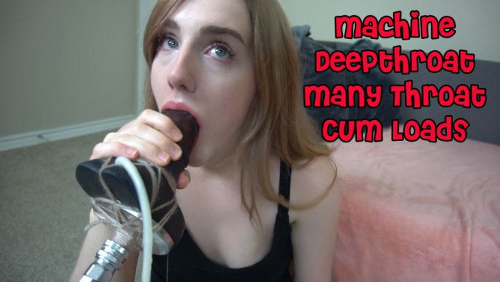 Machine Deepthroat Many Throat Cum Loads