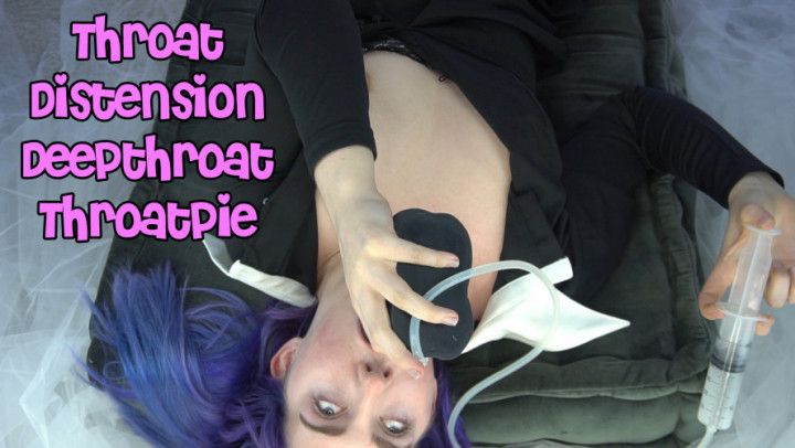 Throat Distension Deepthroat Throatpie