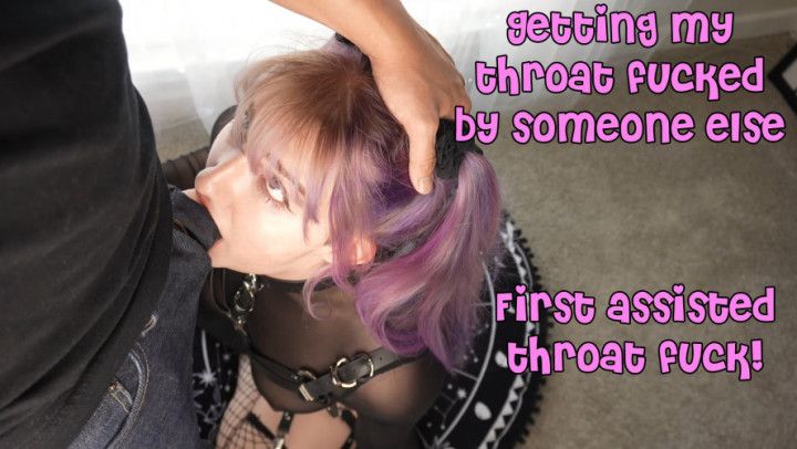 Getting My Throat Fucked By Someone Else